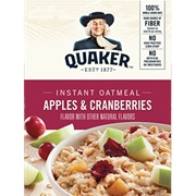 Quaker Instant Apple and Cranberry Oatmeal
