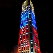 Torre Colpatria Building in Bogota, Colombia