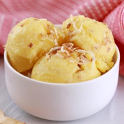 Pineapple Coconut Frozen Yogurt