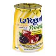 Pomegranate Blackberry Yogurt