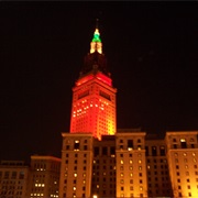 Terminal Tower at Christmas, Cleveland