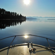 Boating on a Lake