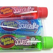 Hubba Bubba Squeeze Pop Sweet Flavors