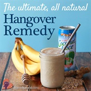 Coconut Water and Bananas for a Hangover
