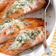 Salmon With Cream Cheese Sauce