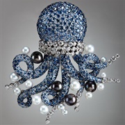 Sapphire and Diamond Octopus
