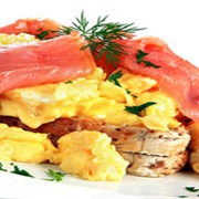 Scrambled Eggs With Smoked Salmon