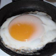Fried Emu Egg