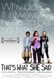 That's What She Said