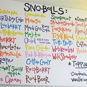 New Orleans Sno Balls