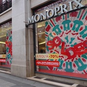 Shop at a Monoprix.