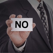 Learn to Say 'No'