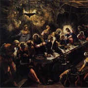 Tintoretto: The Last Supper (1592-1594) Basilica Di San Giorgio Maggiore, Venice