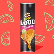 Loud Fiery Chili Lime Pringles