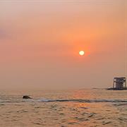 Sunset at Kanyakumari