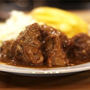 Varkenswangen Met Rodenbach En Frietjes