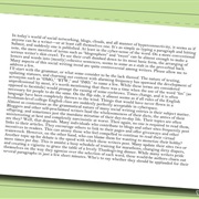 Read an Interesting Article Everyday