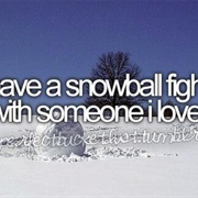 Have a Snowball Fight