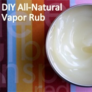 Plant Oils W Peppermint, Eucalyptus, & Rosemary as Vapour Rub