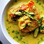 Okra and Shrimp Curry