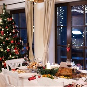 Put Your Christmas Tree Up After Dinner and Decorate It