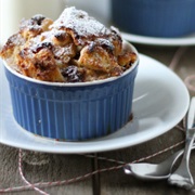 White Chocolate Cranberry Bread Pudding