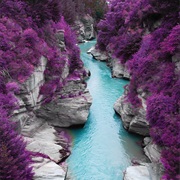 Shotover River in New Zealand (Doctored)