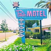 Pink Motel, Sun Valley, California