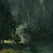 James McNeill Whistler: Nocturne in Black and Gold – the Falling Rocket (C. 1875) Detroit Institute