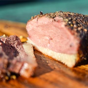 Corned Duck With Frozen Horseradish Cream