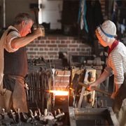 Anderson Blacksmith Shop and Public Armoury, Colonial Williamsburg, VA