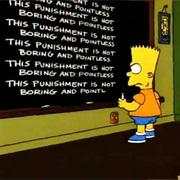 Calling a Punishment Boring and Pointless