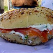 Treat Yourself to a New York Bagel With Lox