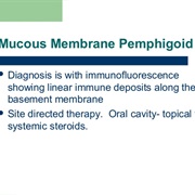 Benign Mucosal Pemphigoid