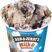 Ben & Jerry's Milk & Cookies