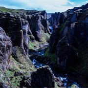 Fjaorargljufur Canyon, Iceland