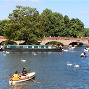 Rowboat on the Avon River, Stratford-Upon-Avon