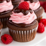 Raspberry Chocolate Cupcake