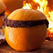 Cake Baked in an Orange