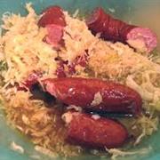 Sauerkraut and Sausage
