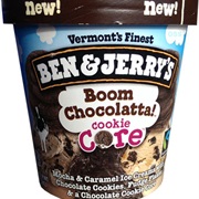 Ben & Jerry's Boom Chocolatta! Cookie Core Ice Cream