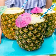 Drink From Pineapple