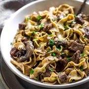 Beef Stroganoff