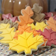 Leaf Sugar Cookies