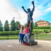 Rocky Statue
