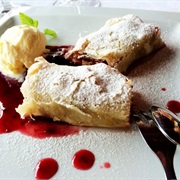 Sour Cherry Strudel in Croatia