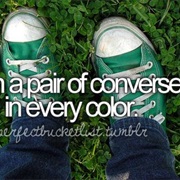 Own a Pair of Converse in Every Color