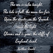 "Dover Beach" by Matthew Arnold