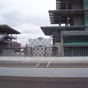 Tour Bus Lap Around Indianapolis Motor Speedway