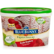 Blue Bunny Double Raspberry All Natural Frozen Yogurt